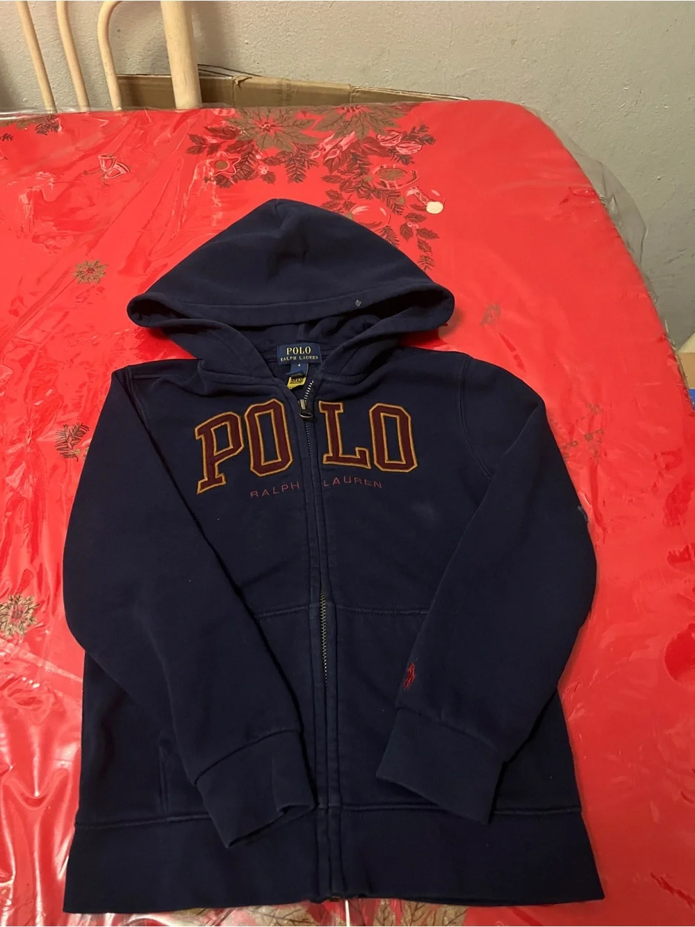Polo Ralph Lauren Boys Hoodie Full Zip Jacket, Size 6